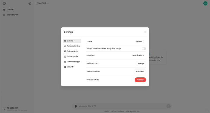 How to Erase Your Entire Chat History in ChatGPT: Guide
