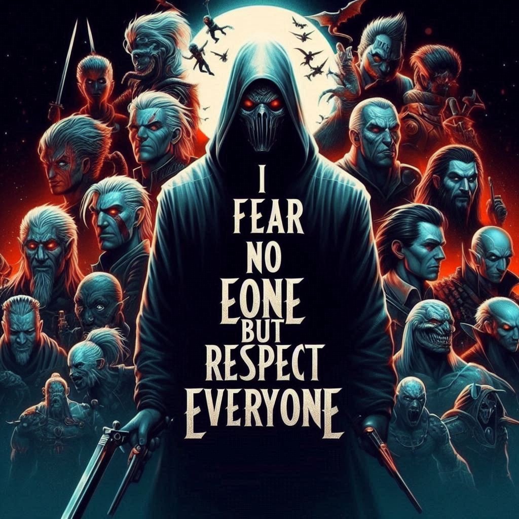 i fear no one, but respect everyone. - tymoff