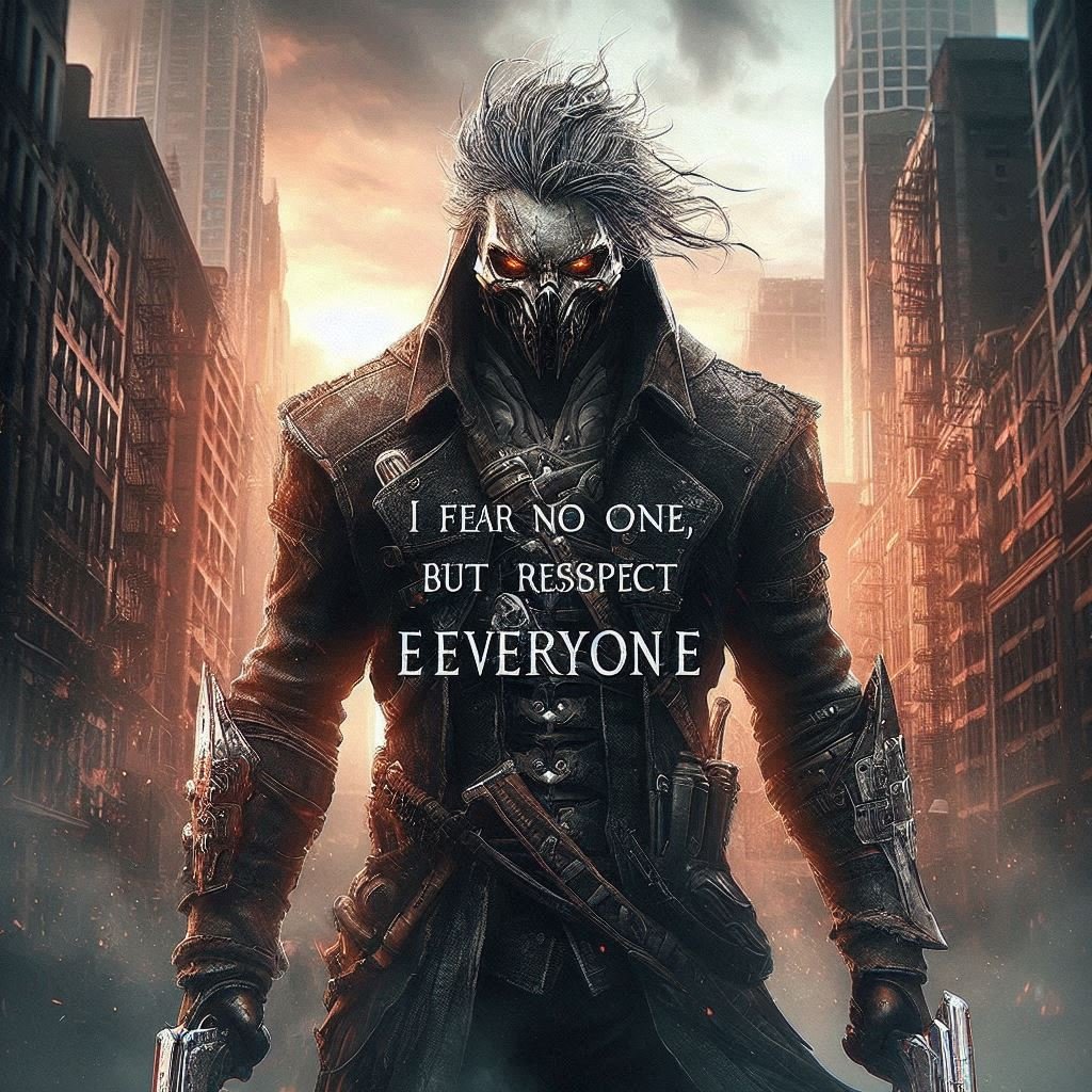 i fear no one, but respect everyone. - tymoff
