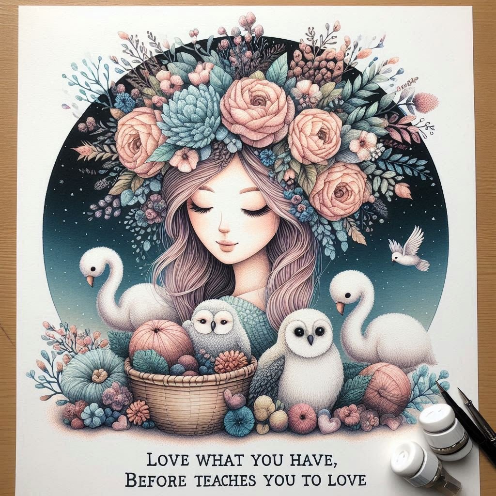 love what you have, before life teaches you to lov - tymoff