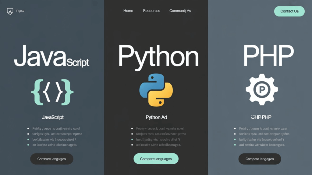 which programming language is best for creating website