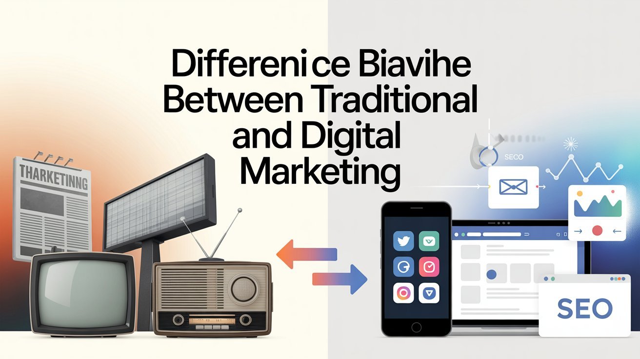 Difference Between Traditional Marketing and Digital Marketing