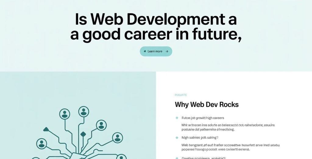 Is web development a good career in future for freshers