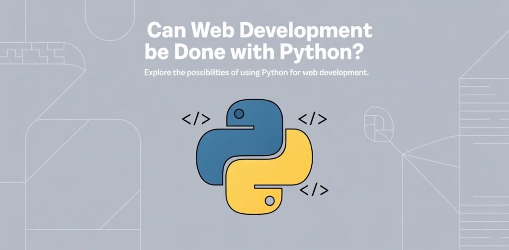 how to do web development using python