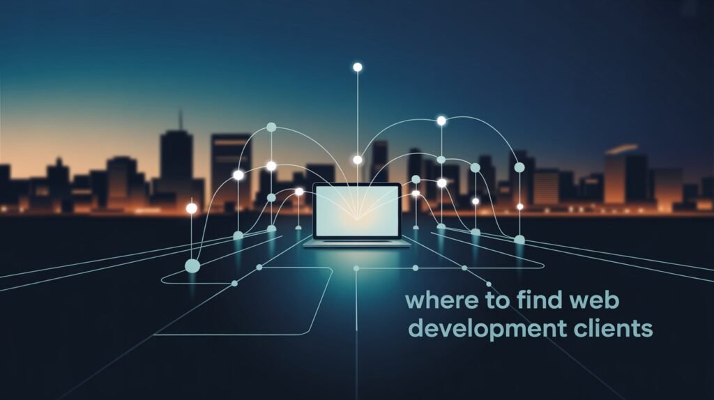 where to get web development clients